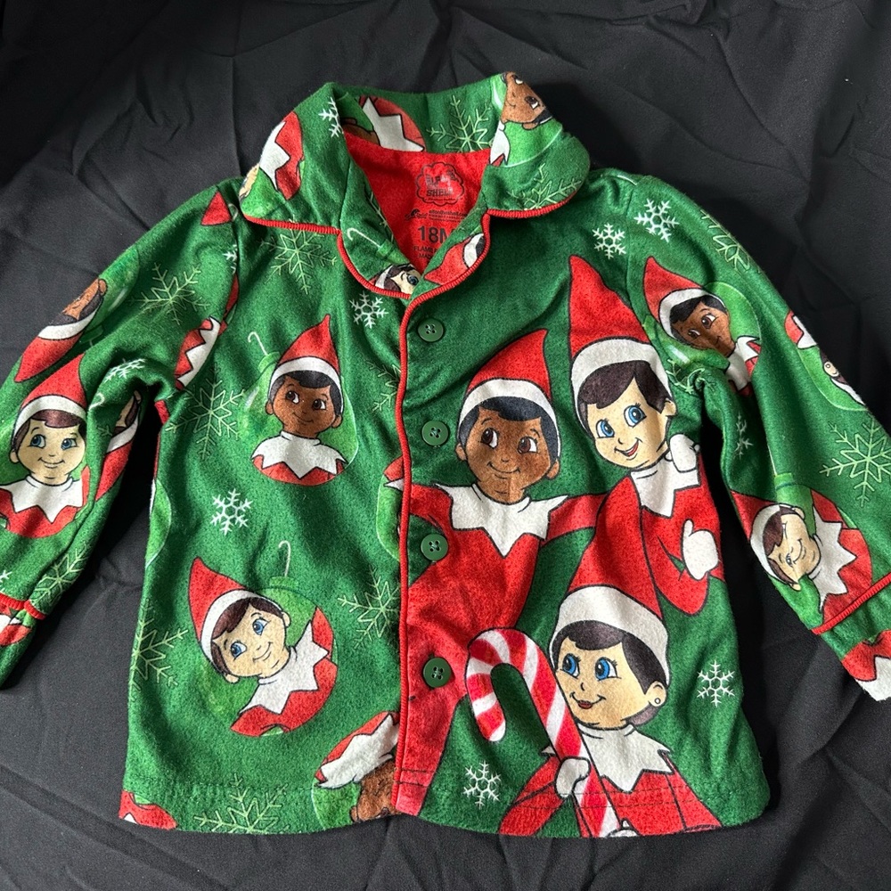 Elf On The Shelf Toddler Pajama Set